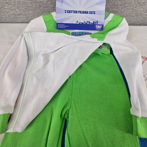 DISNEY COLLECTION TODDLER BOYS 4-PC TOY STORY PAJAMA SETS BUZZ & WOODY SIZE 2T - Picture 5 of 10